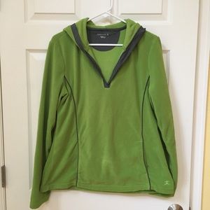 XL lime green Danskin Fleece hoodie